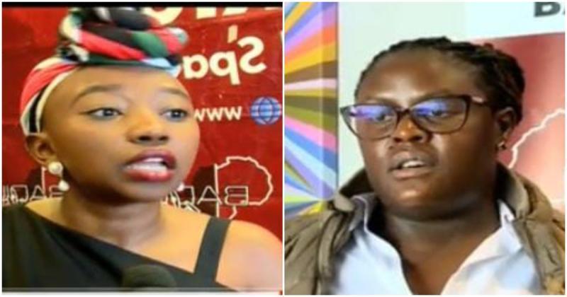 A collaged photo of Charlene Ruto and Winnie Odinga.